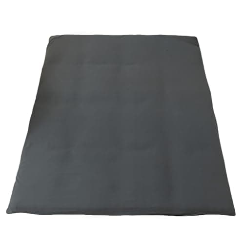 Lake Blue Flower Futon Cover for Twin Mattress, Zipper Closure, Super Soft & Machine Washable