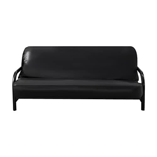 OctoRose 3 Full Size Waterproof Faux Leather Black Pet Friendly Futon Mattress Cover