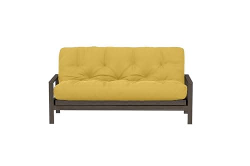 The Futon Factory 8 Inch Foam Full Size Mattress - Solid Grey - CertiPUR Certified - Made in USA