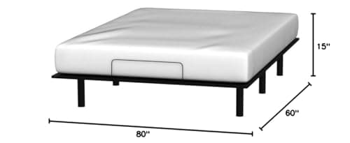 Sven & Son Essential Queen Bed Base - Easy Assembly, Zero Gravity, Wireless Remote