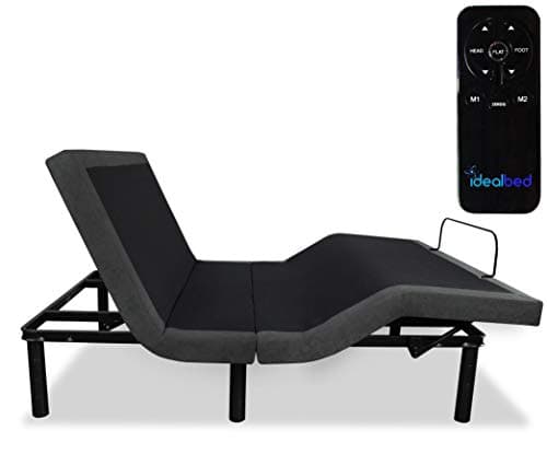 iDealBed 3i Custom Adjustable Bed Base, Wireless Zero Gravity, One Touch, Programmable Memory (TwinXL)