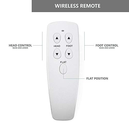 Queen Adjustable Bed Base Frame with Wireless Remote and 10 Year Warranty
