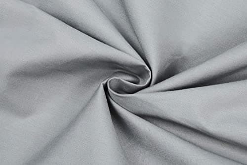 MIINA 100% Cotton Futon Cover, Twin, Gray