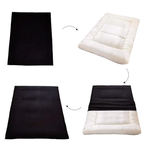 Soft Twin, Full & Queen Size Futon Cover with Zipper