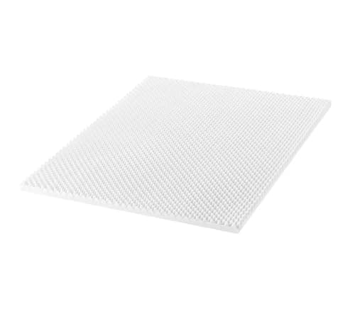 Egg Crate Foam Mattress Topper for Optimal Support & Pressure Relief (Queen)