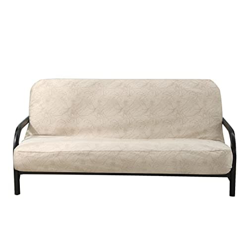 OctoRose Full Size Bush-Coffee Premium Velvet Futon Sofa Cover