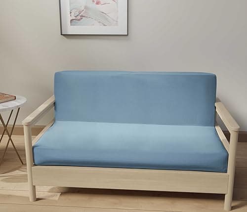 LANE LINEN Full Size Dark Grey 100% Cotton Futon Slipcover