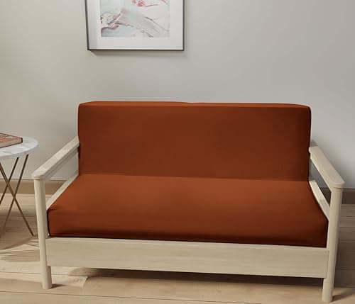 LANE LINEN Full Size Dark Grey 100% Cotton Futon Slipcover