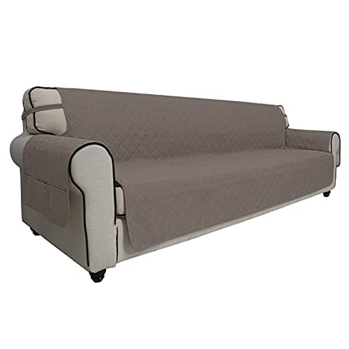 Wine Futon Sofa Slipcover Waterproof No-Stitching Pets Kids Dog Cat Protector