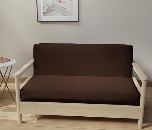 LANE LINEN Full Size Dark Grey 100% Cotton Futon Slipcover