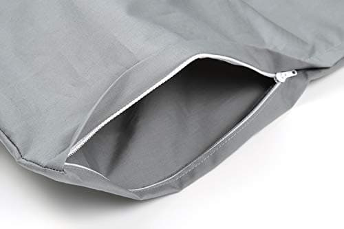 MIINA 100% Cotton Futon Cover, Twin, Gray
