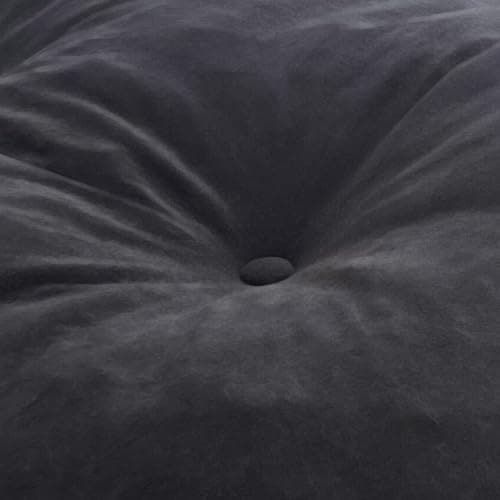 MAXYOYO 6" Full Size Velvet Thick Futon Mattress, Shredded Foam Filling, Beige
