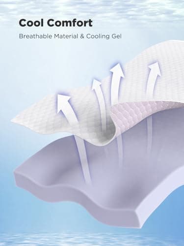 PERLECARE Premium Soft Queen Mattress Topper for Pressure Relief and Cooling Sleep