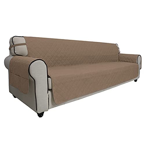 Wine Futon Sofa Slipcover Waterproof No-Stitching Pets Kids Dog Cat Protector