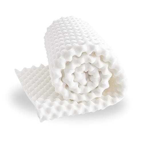 3-Inch Convoluted Breathable Foam Topper Adds Comfort to Your Full Mattress