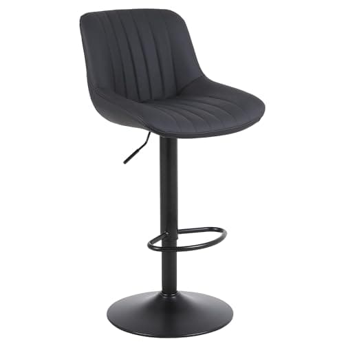 2 Pack Swivel Bar Stools Brown Faux PU Leather Counter Height Chairs