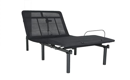 Motorized Adjustable Bed Base, Antique Black, Easy Assembly