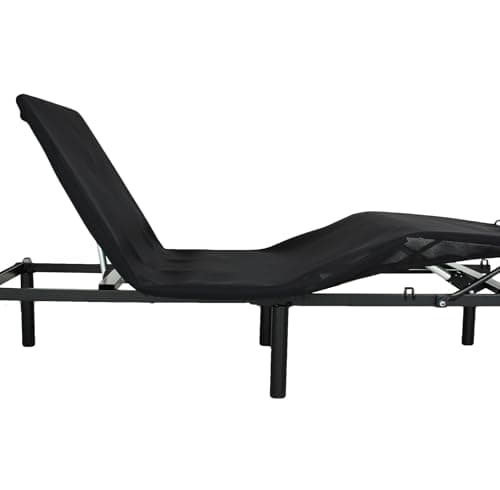 MOOSH Electric Foldable Bed, Antique Black, Steel, Quick Assembly