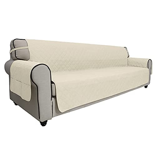 Wine Futon Sofa Slipcover Waterproof No-Stitching Pets Kids Dog Cat Protector