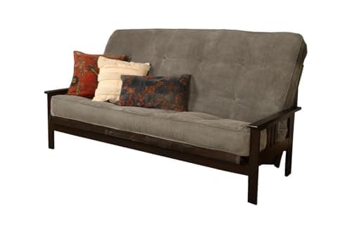Kodiak Styles Queen Size Suede Gray Futon Mattress Cover