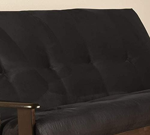 Navy Queen Size Futon Cover - Suede Microfiber Quality Fit 6-8 Inch Futons