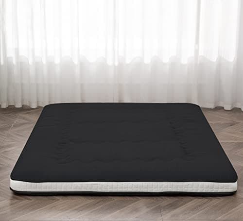 Extra Thick Japanese Foldable Futon Mattress for Guests and Travel