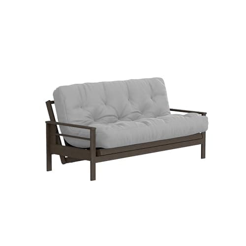 The Futon Factory 8 Inch Foam Full Size Mattress - Solid Grey - CertiPUR Certified - Made in USA