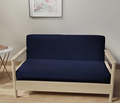 LANE LINEN Full Size Dark Grey 100% Cotton Futon Slipcover