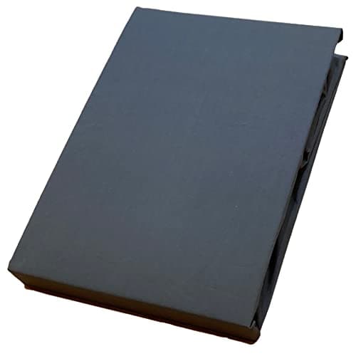 100% Japanese Cotton Futon Sheets, Dark Gray Queen, Made in Japan