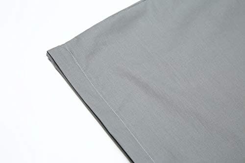 MIINA 100% Cotton Futon Cover, Twin, Gray
