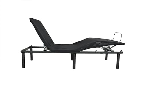 Motorized Adjustable Bed Base, Antique Black, Easy Assembly