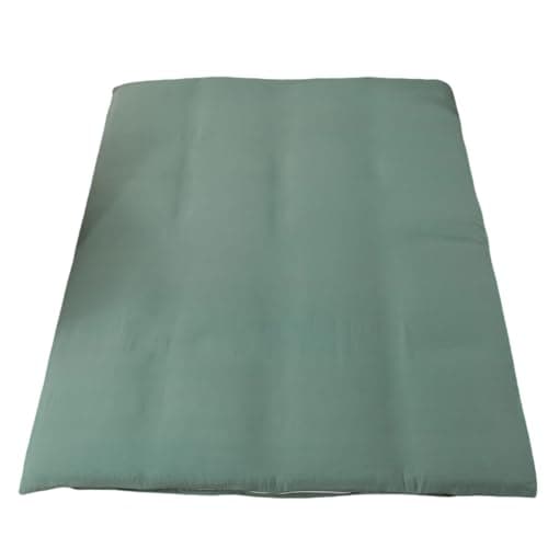 Lake Blue Flower Futon Cover for Twin Mattress, Zipper Closure, Super Soft & Machine Washable