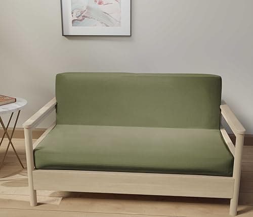 LANE LINEN Full Size Dark Grey 100% Cotton Futon Slipcover