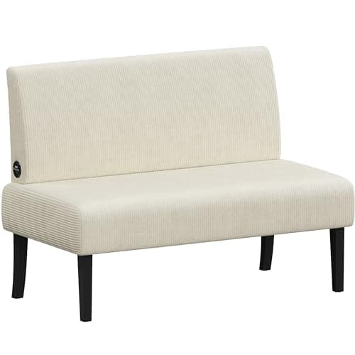 Yaheetech Green Small Mini Armless Sofa for Living Room & Dorm, Easy Assembly