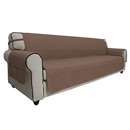 Wine Futon Sofa Slipcover Waterproof No-Stitching Pets Kids Dog Cat Protector