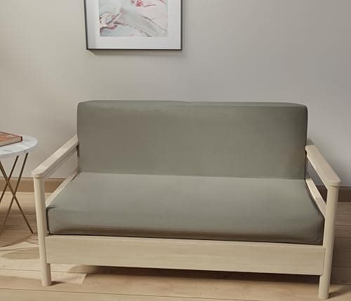 LANE LINEN Full Size Dark Grey 100% Cotton Futon Slipcover
