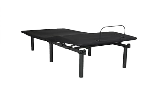 Motorized Adjustable Bed Base, Antique Black, Easy Assembly