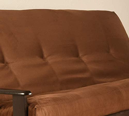 Navy Queen Size Futon Cover - Suede Microfiber Quality Fit 6-8 Inch Futons