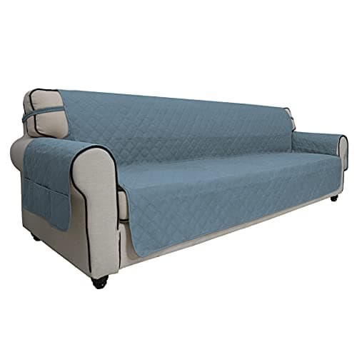Wine Futon Sofa Slipcover Waterproof No-Stitching Pets Kids Dog Cat Protector