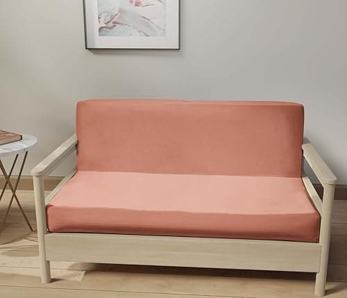 LANE LINEN Full Size Dark Grey 100% Cotton Futon Slipcover