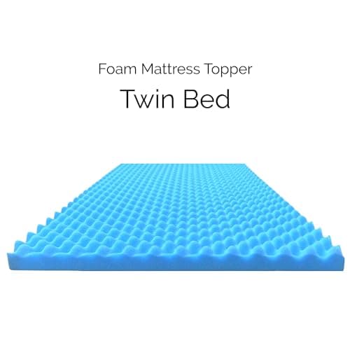 Foam Mattress Topper for Twin Size Hospitals - Support, Pressure Relief, Weight Distribution