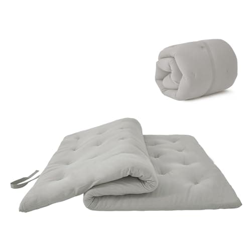 ZonLi Light Grey Japanese Full Size 2.5'' Cotton Tatami Mattress