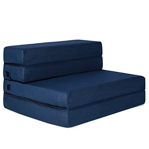 Milliard Tri-Fold Foam Mattress and Sofa Bed, Single Size
