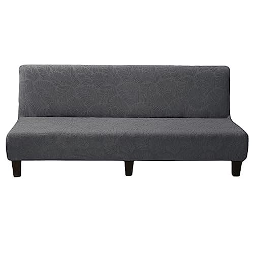 Armless Futon Couch Cover with Elastic Bottom