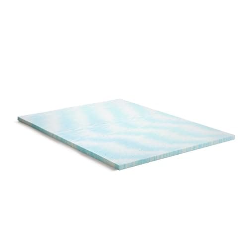Linenspa 2" Gel Swirl Memory Foam Mattress Topper – CertiPUR Certified Queen Size