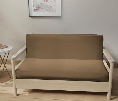 LANE LINEN Full Size Dark Grey 100% Cotton Futon Slipcover