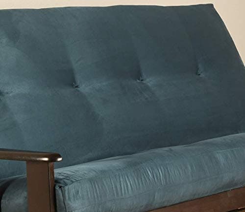 Navy Queen Size Futon Cover - Suede Microfiber Quality Fit 6-8 Inch Futons