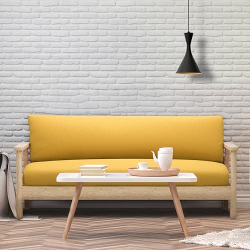 Machine Washable Zippered Armless Futon Cover, Purple