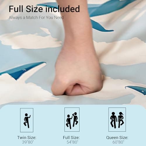Thick Full Size Washable Tatami Mattress Cover Soft Zippered