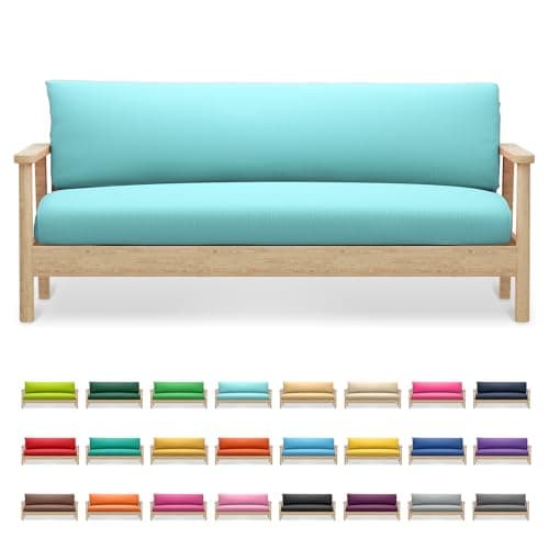 Machine Washable Zippered Armless Futon Cover, Purple